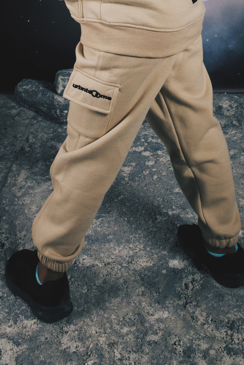 Beige Sweat Pants