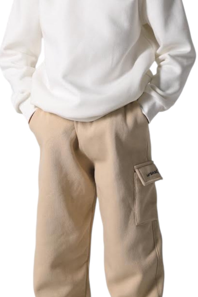 Beige Essential Sweatpants