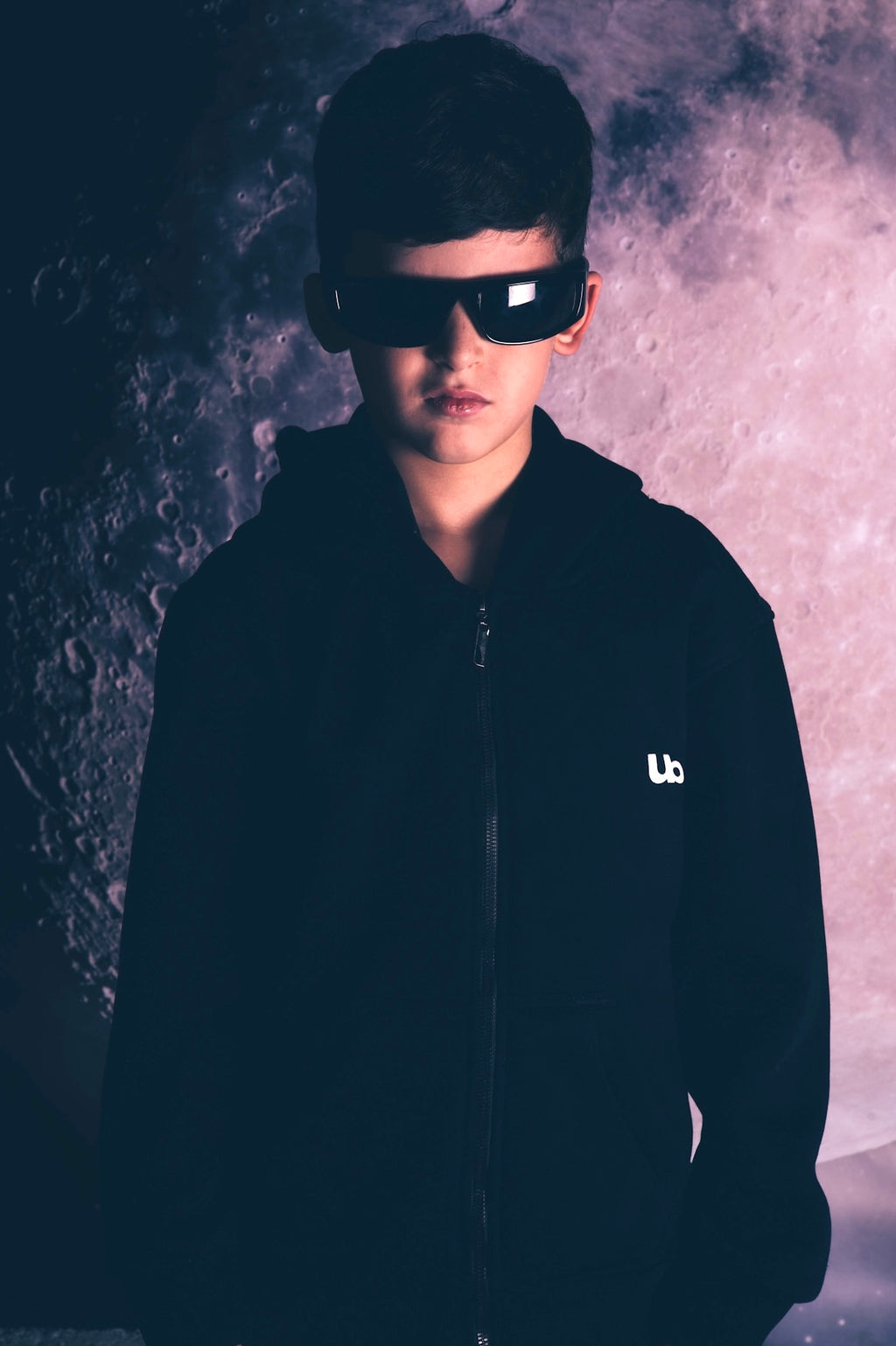 Night Sky Explorer Black Hoodie