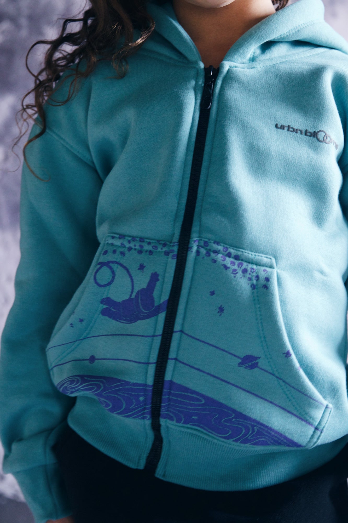 Turquoise Dreamwave Hoodie